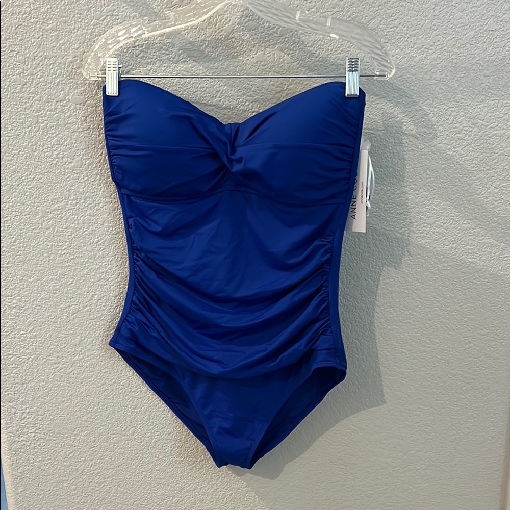 Anne Cole Women's One Piece Swimsuit in Blue
